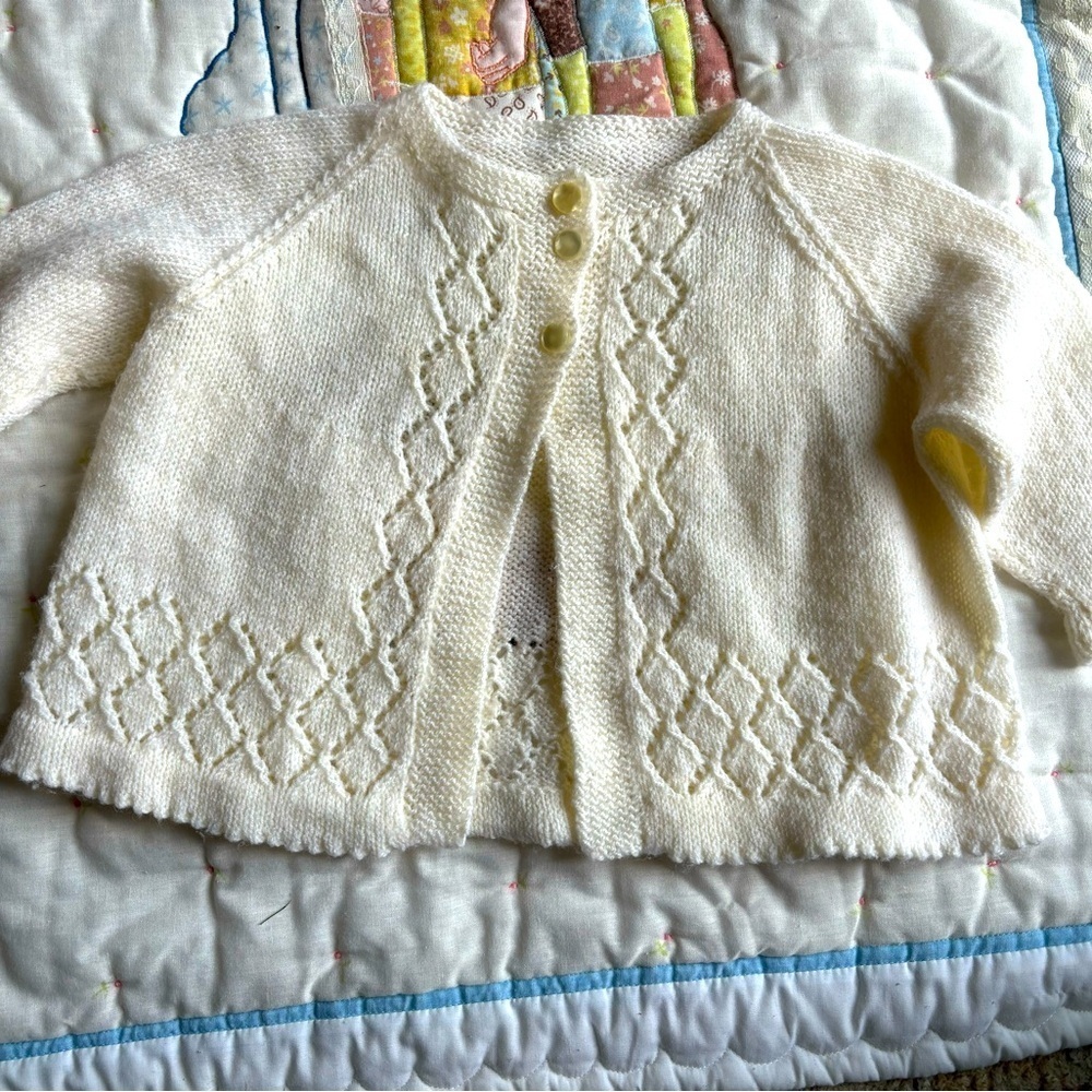 Handmade Knitted Vintage Sweater